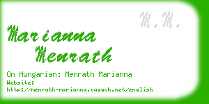 marianna menrath business card